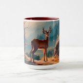 Gestaltung der Hirschwaldszene im Herbst Tasse (Zentrum)