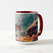 Gestaltung der Hirschwaldszene im Herbst Tasse (VorderseiteRechts)