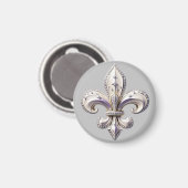 Gestaltung der Lilien Magnet (Vorderseite/Rückseite)