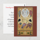 Gestaltung der Lord Prayer Card Postkarte (Vorne/Hinten)