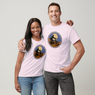 Gestaltung der Mountainbike-Kettenketten T-Shirt