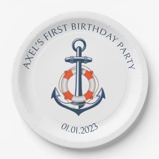 Gestaltung der Papiertafel für die Schönheitstorte Pappteller (Vorderseite)