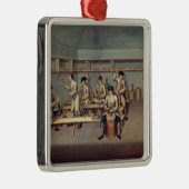 Gestaltung der Pulver-Kugeln Silbernes Ornament (Rechts)