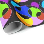 Gestaltung der Regenbogenfarben Geschenkpapier (Rolleneckpunkt)