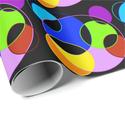 Gestaltung der Regenbogenfarben Geschenkpapier (Rolleneckpunkt)