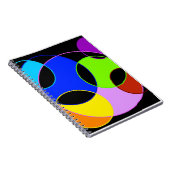 Gestaltung der Regenbogenfarben Notizblock (Rechte Seite)