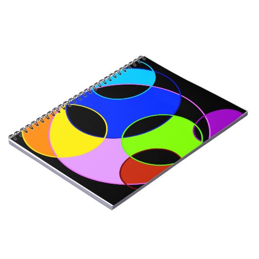 Gestaltung der Regenbogenfarben Notizblock (Linke Seite)