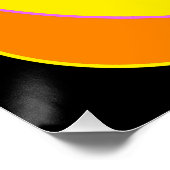 Gestaltung der Regenbogenfarben Poster (Ecke)