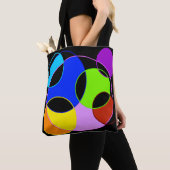 Gestaltung der Regenbogenfarben Tasche (Von Nahem)