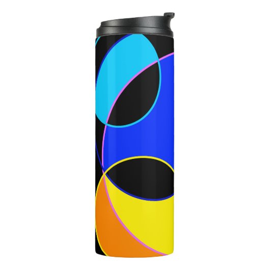 Gestaltung der Regenbogenfarben Thermosbecher (Nach links gedreht)