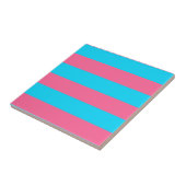 Gestaltung der rosa und blauen Streifen Fliese (Seite)