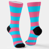 Gestaltung der rosa und blauen Streifen Socken (Gewinkelt)