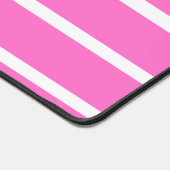 Gestaltung der rosa und weißen Streifen Schreibtischunterlage (Ecke)