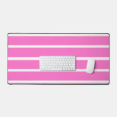 Gestaltung der rosa und weißen Streifen Schreibtischunterlage (Tastatur & Maus)