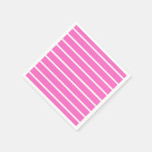 Gestaltung der rosa und weißen Streifen Serviette (Ecke)
