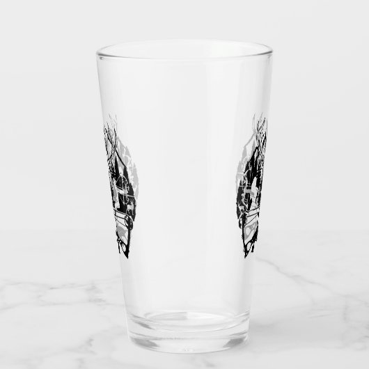 Gestaltung der Silhouette von Bogenjagd Glas (Rechts)