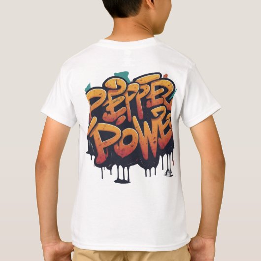 Gestaltung der T - Shirt: T-Shirt (Rückseite)