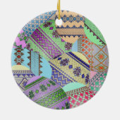Gestaltung der ukrainischen Ostereier (Pysanky) Keramik Ornament (Hinten)