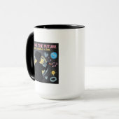 Gestaltung der Zukunft Chalkboard Kunst Inspiratio Tasse (Vorderseite Links)