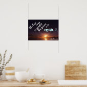 Gestaltung der Zukunft Poster (Küche)