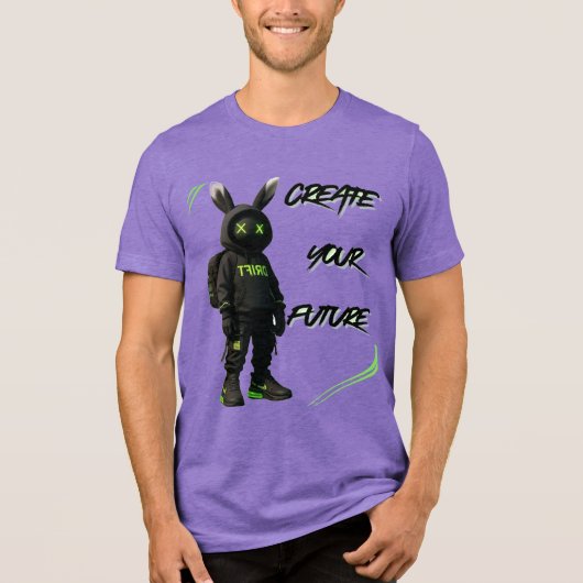 Gestaltung der Zukunft Tri-Blend Shirt (Vorderseite)