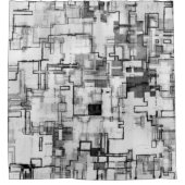 Gestaltung des digitalen Stadtverkehrs Duschvorhang (Vorderseite)