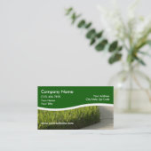 Gestaltung des Nachbarschaftsrawn Service Visitenkarte (Stehend Vorderseite)