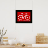 Gestaltung des Radsportdrucks Poster (Küche)