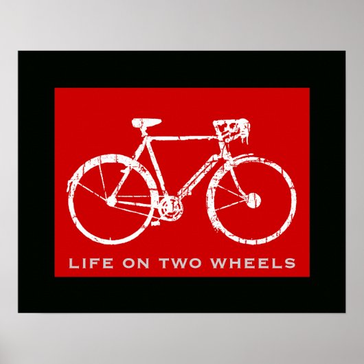 Gestaltung des Radsportdrucks Poster (Vorne)