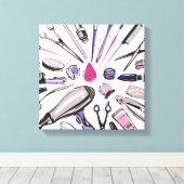 Gestaltung des Schaltkreises Leinwanddruck (Insitu (Holzboden))