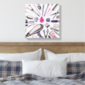 Gestaltung des Schaltkreises Leinwanddruck (Insitu (Schlafzimmer))