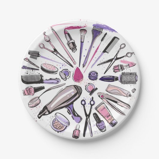 Gestaltung des Schaltkreises Pappteller (Vorderseite)