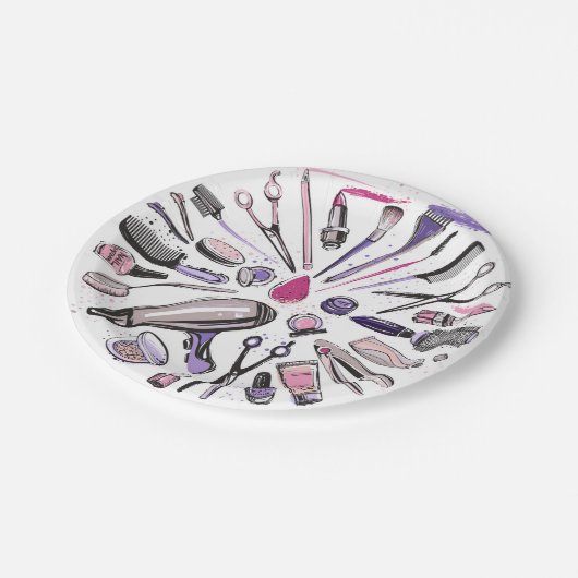 Gestaltung des Schaltkreises Pappteller (Schrägansicht)