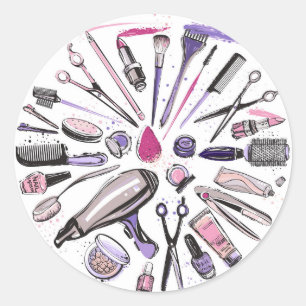 Gestaltung des Schaltkreises Runder Aufkleber