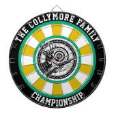 Gestaltung des Waldes mit Hirsch Dartscheibe (vorne)