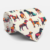 Gestaltung geometrischer Silhouetten Krawatte (Gerollt)