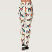 Gestaltung geometrischer Silhouetten Leggings (Rückseite)