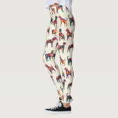 Gestaltung geometrischer Silhouetten Leggings (Links)