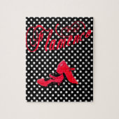 gestaltung tanzt den Flamingo, die lebendigen Puzzle (Vertikal)