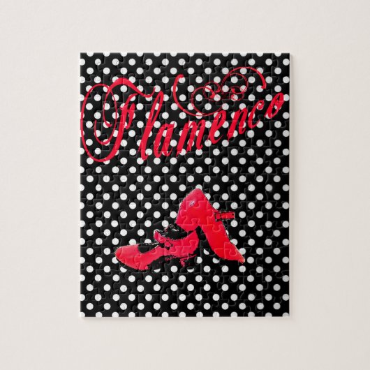 gestaltung tanzt den Flamingo, die lebendigen Puzzle (Vertikal)