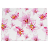 Gestaltung von Aquarellorchideen 15 Große Geschenktüte (Vorderseite)