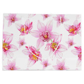 Gestaltung von Aquarellorchideen 15 Große Geschenktüte (Rückseite)