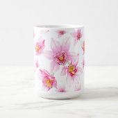 Gestaltung von Aquarellorchideen 15 Kaffeetasse (Mittel)