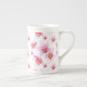 Gestaltung von Aquarellorchideen 15 Porzellantasse (Rechts)