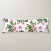 Gestaltung von Aquarellorchideen 30 Seitenschläferkissen (Vorderseite)