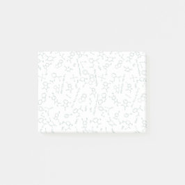 Gestaltung von Chemiekabildern in Grün Post-it Klebezettel