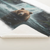 Gestaltung von Grizzles Bären und Wasserfällen Sherpadecke (3/4)