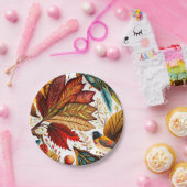 Gestaltung von Herbst und Erntedank Pappteller (Party)