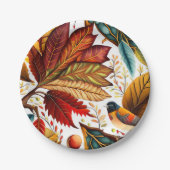 Gestaltung von Herbst und Erntedank Pappteller (Vorderseite)