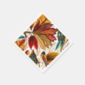 Gestaltung von Herbst und Erntedank Serviette (Ecke)